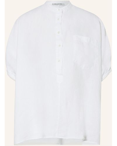 SOSUE Blusenshirt aus Leinen - Weiß