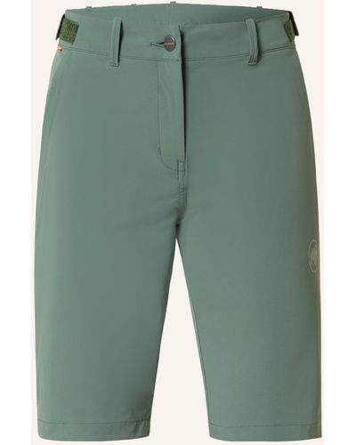 Mammut Outdoor-Shorts RUNBOLD mit UV-Schutz 50+ - Grün