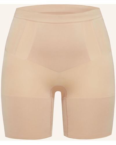 Spanx Shape-Shorts ONCORE HIGH-WAISTED MID-THIGH mit Push-up-Effekt - Natur