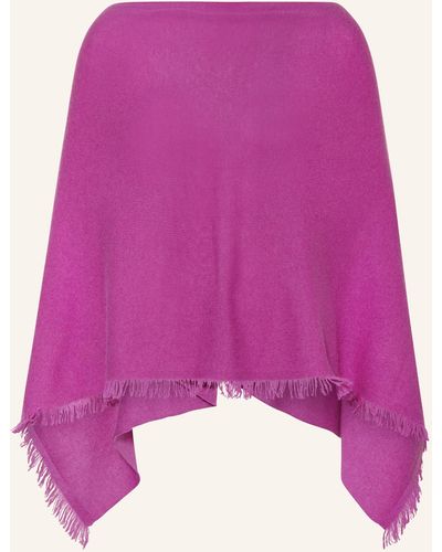Repeat Cashmere Cashmere-Poncho - Pink