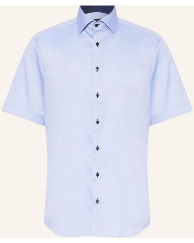 Eterna Kurzarm-Hemd Modern Fit - Blau