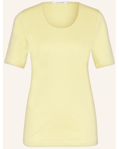 efixelle T-Shirt mit Perlen - Gelb
