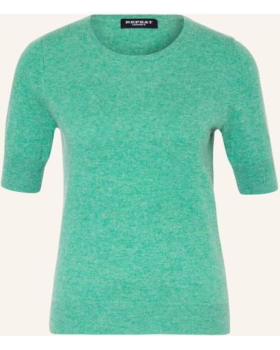 Repeat Cashmere Strickshirt aus Cashmere - Grün