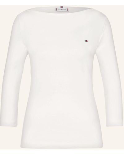 Tommy Hilfiger Shirt mit 3/4-Arm - Natur