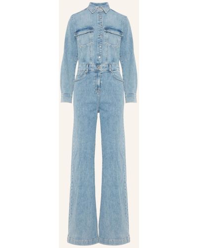7 For All Mankind LUXE Jumpsuit - Blau