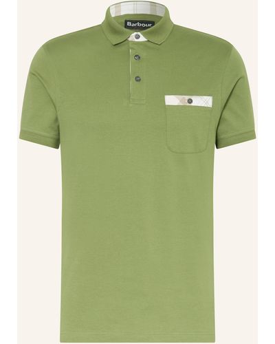 Barbour Jersey-Poloshirt - Grün