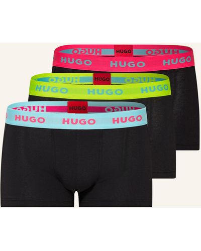 HUGO 3er-Pack Boxershorts - Mehrfarbig