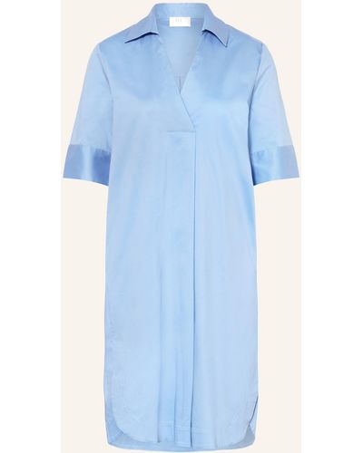 Ffc Hemdblusenkleid mit 3/4-Arm - Blau