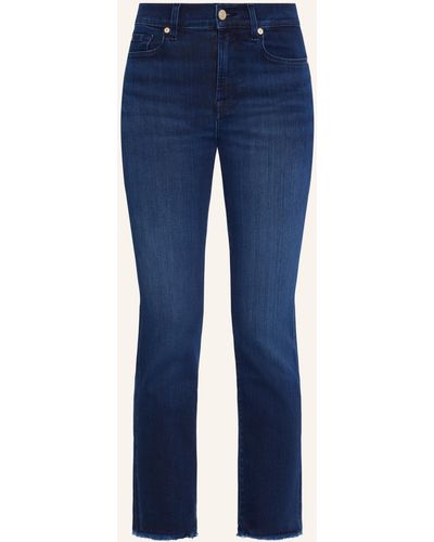 7 For All Mankind Jeans THE STRAIGHT CROP Straight fit - Blau