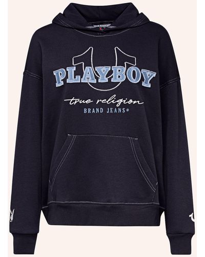 True Religion Hoodie X Playboy - Blau