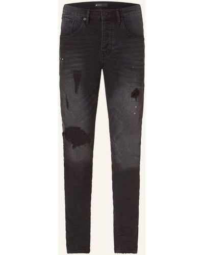 Purple Brand Destroyed Jeans P002 Slim Fit - Blau