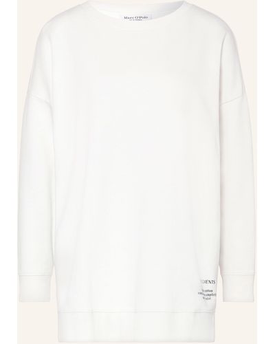 Marc O' Polo Oversized-Sweatshirt - Weiß
