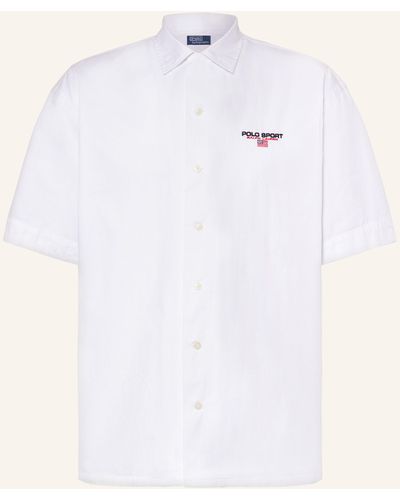 Polo Ralph Lauren Kurzarm-Hemd Comfort Fit - Weiß