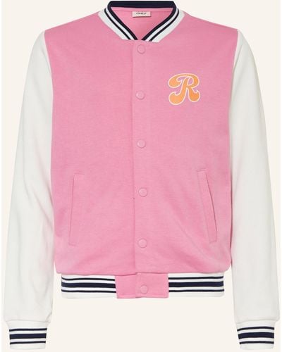 ONLY College-Jacke - Pink
