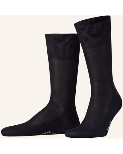 FALKE Socken LUXURY NO.4 PURE SILK aus Seide - Schwarz