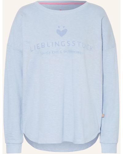 LIEBLINGSSTÜCK Sweatshirt CARONEP - Blau