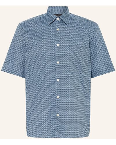 Marc O' Polo Kurzarm-Hemd Regular Fit - Blau