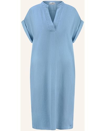 Fynch-Hatton Kleid in Jeansoptik - Blau