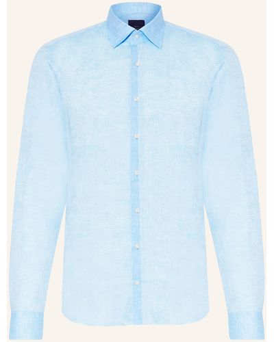 EDUARD DRESSLER Hemd Shaped Fit - Blau
