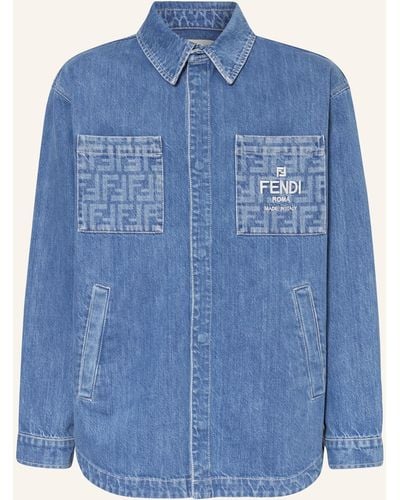 Fendi Jeans-Overjacket - Blau