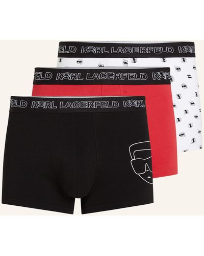 Karl Lagerfeld 3er-Pack Boxershorts - Rot