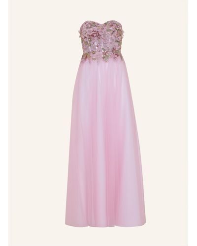Unique Abendkleid FLORAL FARYTALE DRESS - Pink
