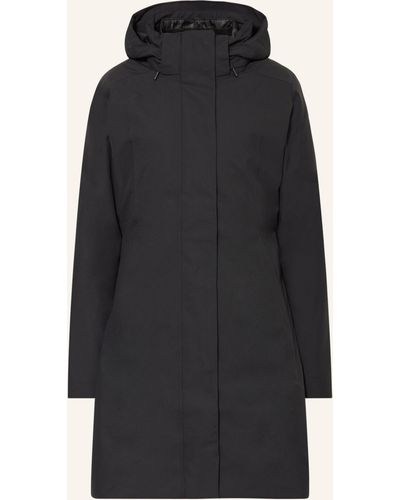 Patagonia 2-in-1-Regenmantel mit Daunenjacke - Schwarz