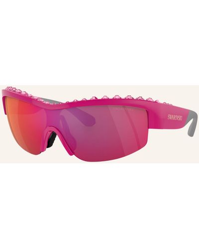 Swarovski Sonnenbrille SK6014 mit Schmucksteinen - Pink
