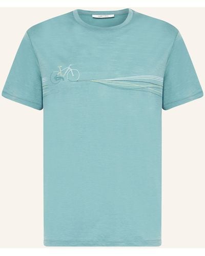 Icebreaker T-Shirt MERINO 150 TECH LITE III aus Merinowolle - Blau