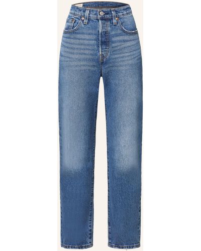 Levi's Straight Jeans 501 - Blau