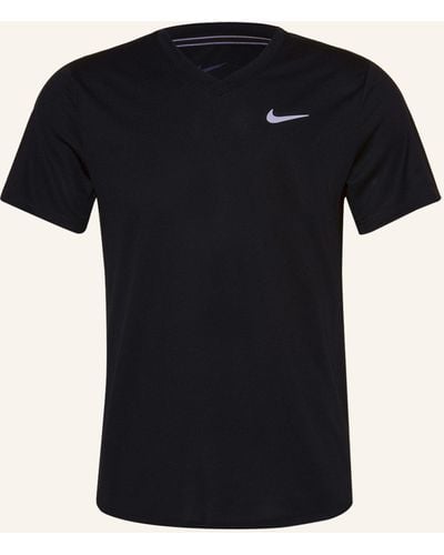 Nike T-Shirt COURT DRI-FIT VICTORY - Schwarz