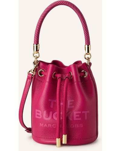 Marc Jacobs Beuteltasche THE MINI BUCKET - Pink