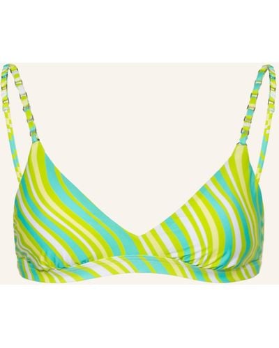 Seafolly Bralette-Bikini-Top MOD SQUAD - Grün