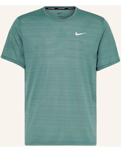 Nike Laufshirt MILER - Grün