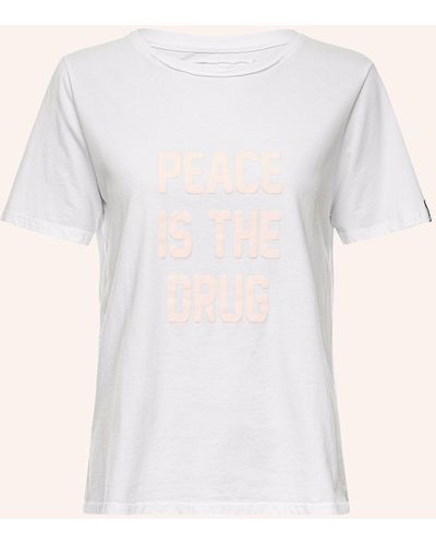 True Religion T-Shirt PEACE - Natur