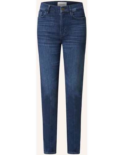 FRAME Straight Jeans LE HIGH STRAIGHT LONG - Blau