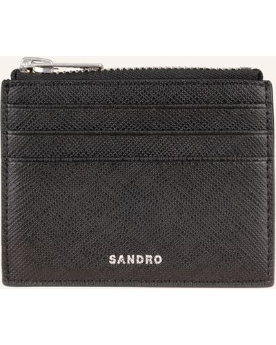 Sandro Saffiano-Geldbörse - Schwarz