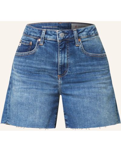 AG Jeans Jeansshorts EX-BOYFRIEND - Blau