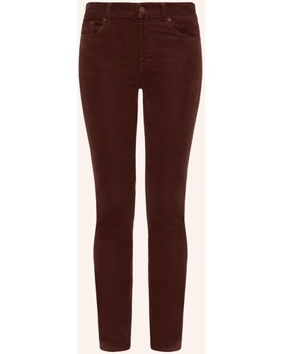7 For All Mankind Pants ROXANNE Slim Fit - Lila