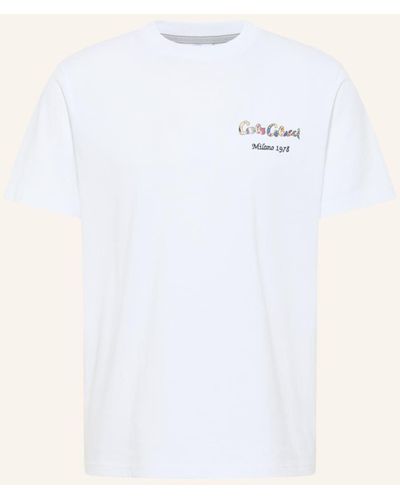 carlo colucci T-Shirt "Buon Appetito" DI COSIMO - Weiß