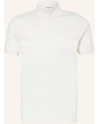 Calvin Klein Jersey-Poloshirt Slim Fit - Natur