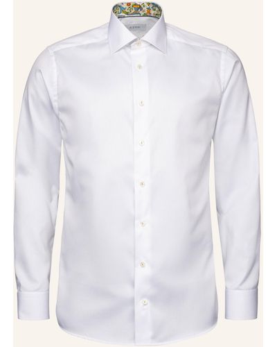 Eton Contemporary fit Signature Twill-skjorta - Weiß
