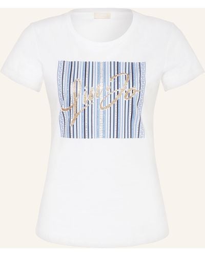 Liu Jo T-Shirt mit Schmucksteinen - Mehrfarbig