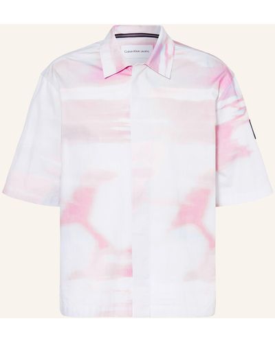 Calvin Klein Hemd Relaxed Fit - Pink