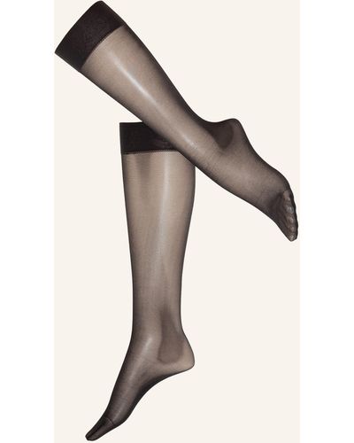 Wolford Fein-Kniestrümpfe SATIN TOUCH - Mehrfarbig