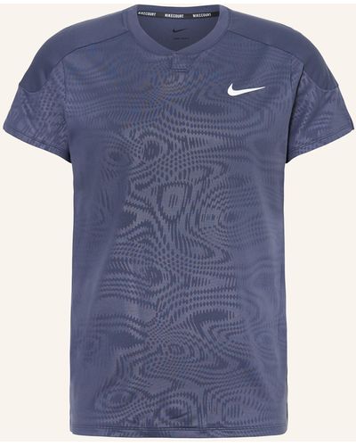 Nike T-Shirt COURT SLAM DRI-FIT - Blau