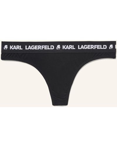 Karl Lagerfeld String - Schwarz