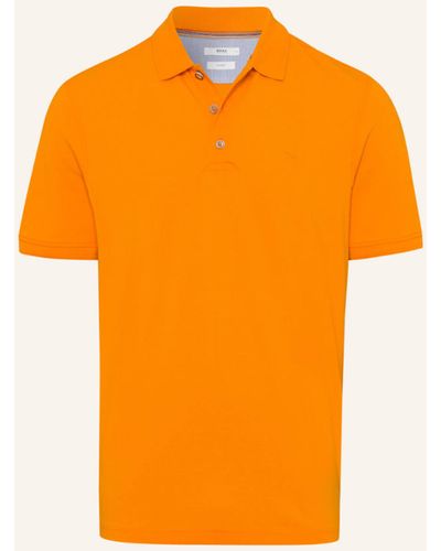 Brax Piqué-Poloshirt STYLE PETE - Orange