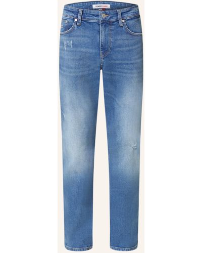 Tommy Hilfiger Destroyed Jeans RYAN Straight Fit - Blau