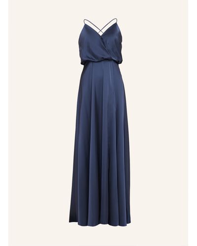 Unique Kleid LUXE SLIP DRESS - Blau